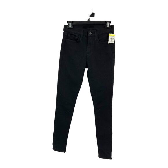 Joe's Jeans The Icon Flawless Mid Rise Skinny Black Denim Size 26 NWOT $168 MSRP - Picture 4 of 9
